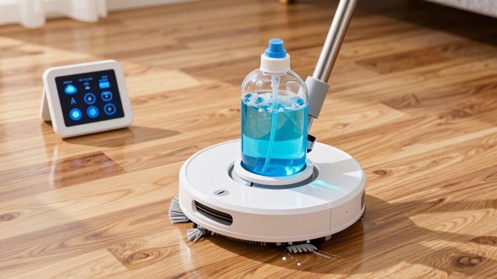 adjust detergent for floors