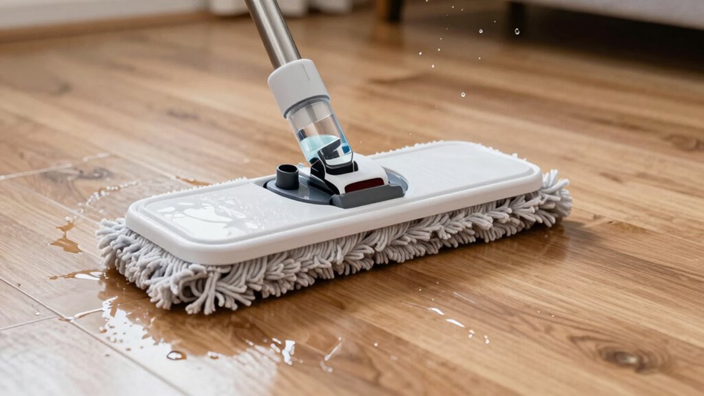 adjust water flow for cleaning