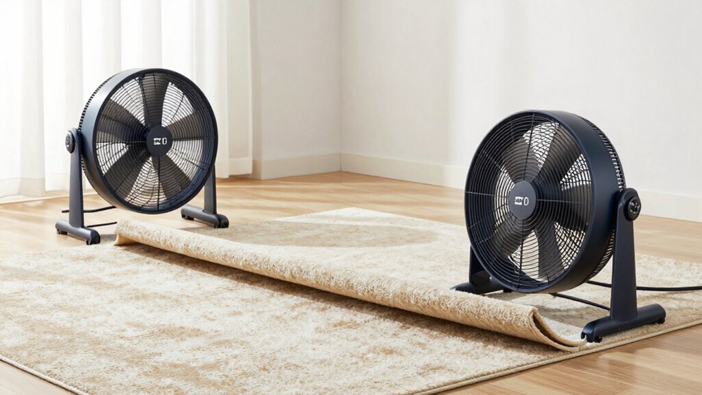 air mover drying considerations