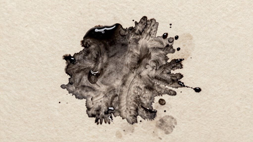 assess ink absorption patterns