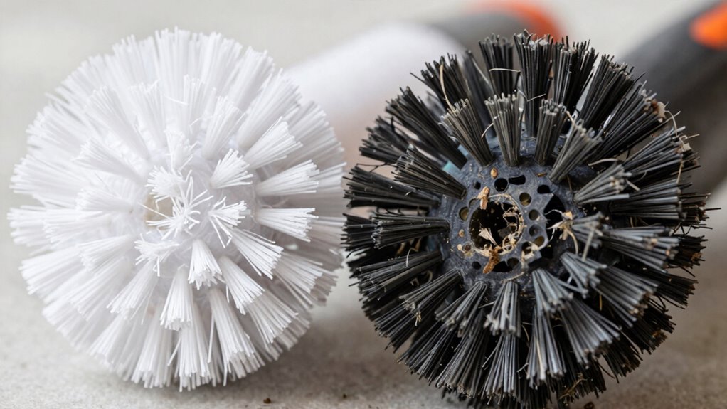 avoid excessive scrubbing pressure