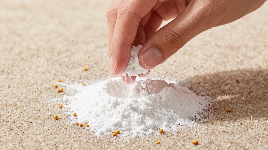 baking soda moisture removal