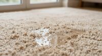 carpet cleaner water residue