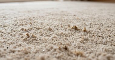 carpet feels crunchy afterward