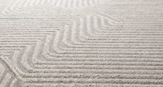 carpet lines even finish