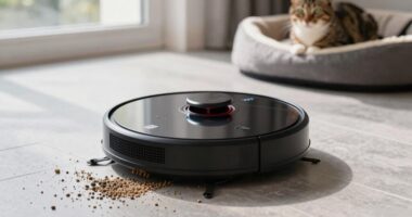 cat litter containment robot