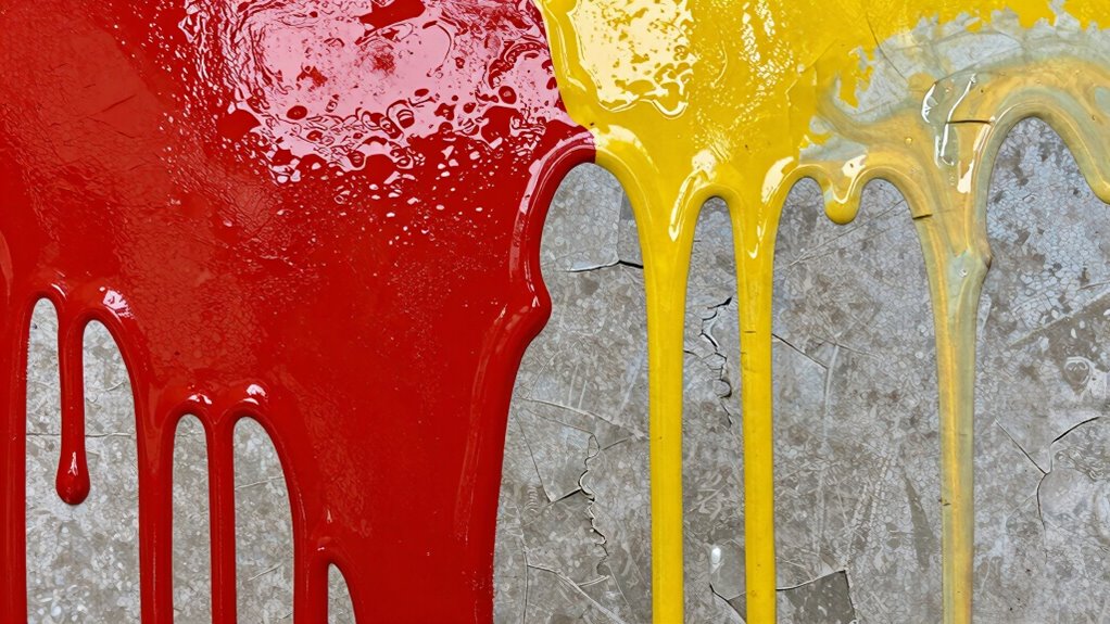 check for gloss and tackiness