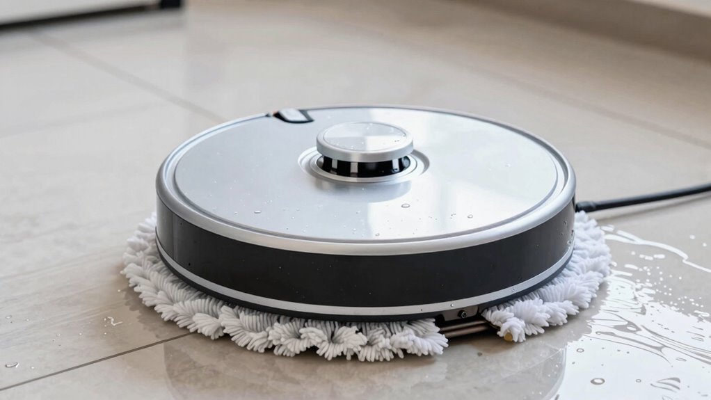 check mop pad alignment