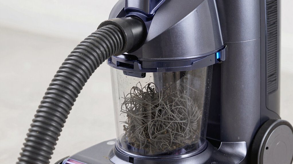 check vacuum hose and filter