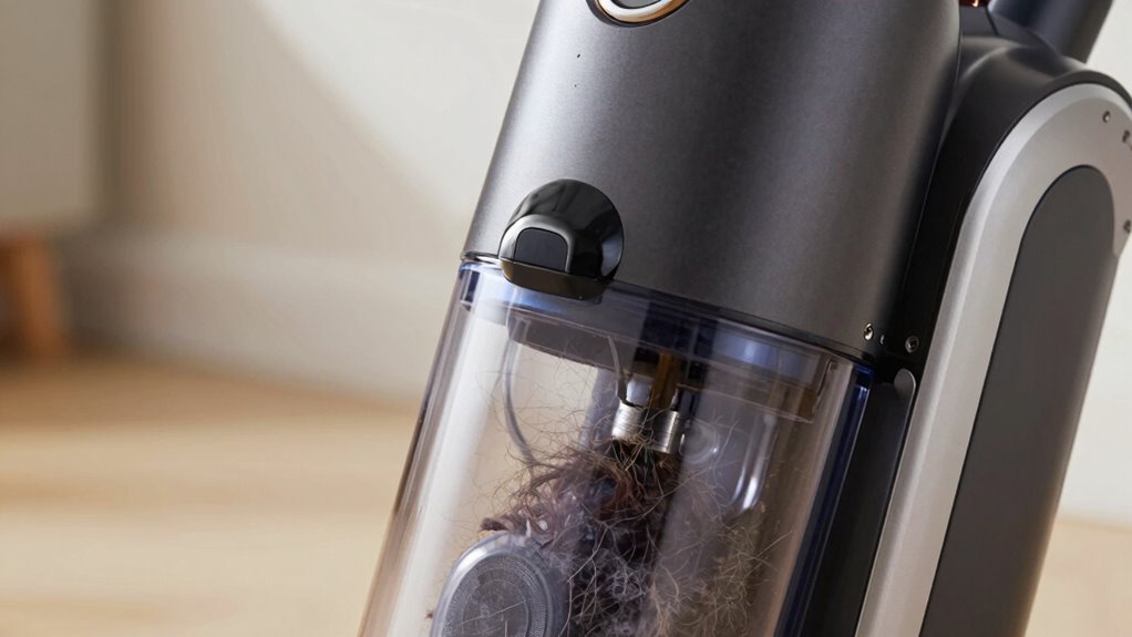 check vacuum moving parts