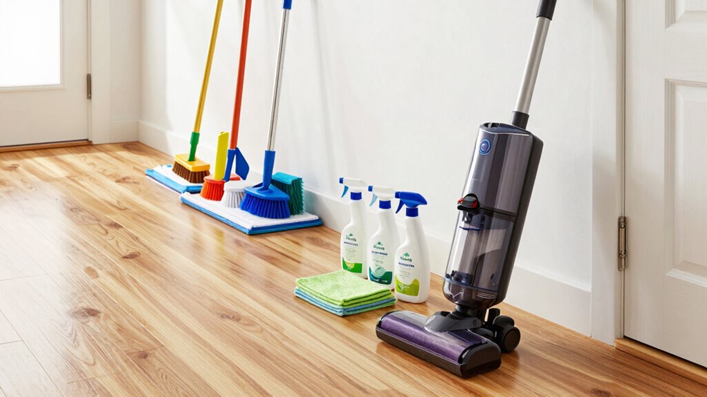 choose appropriate cleaning tools