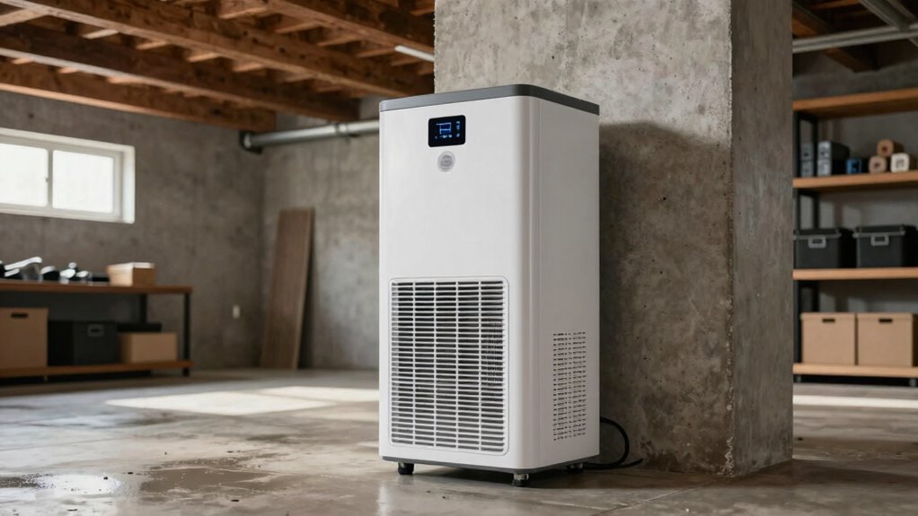 choosing effective large basement dehumidifier