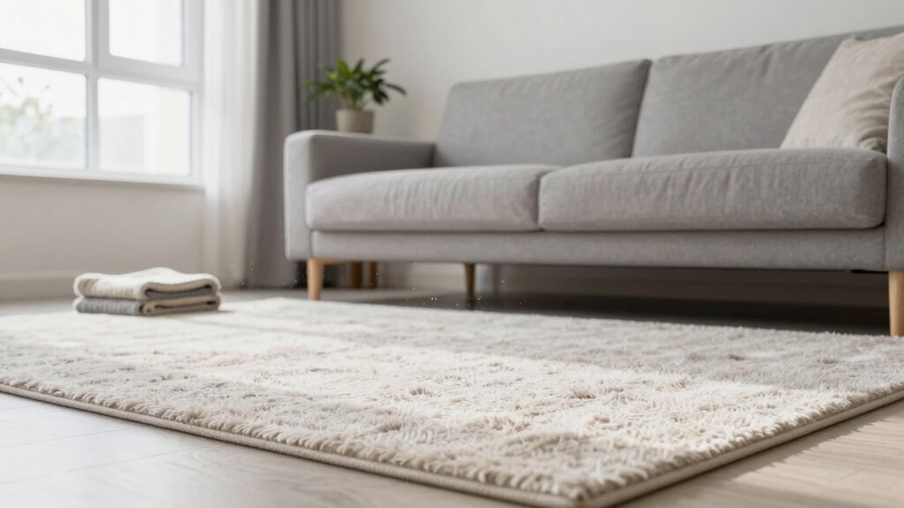 clean beneath furniture regularly