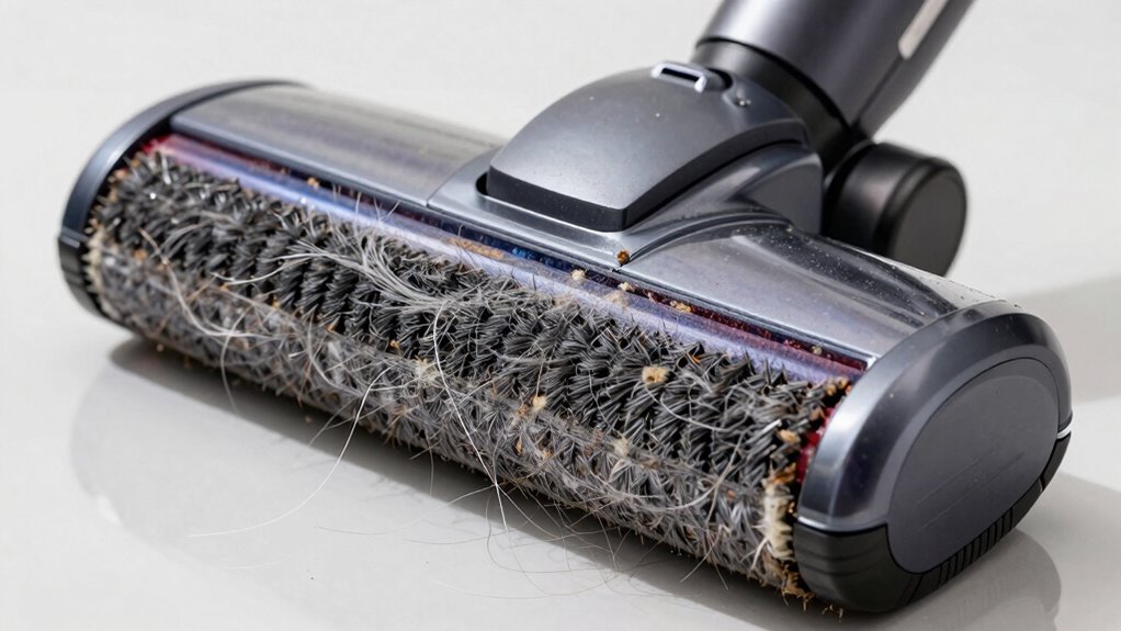 clean brush and check flow