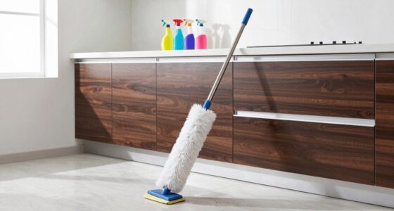 clean cabinet bottoms easily