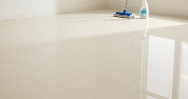 clean underfloor heating floors