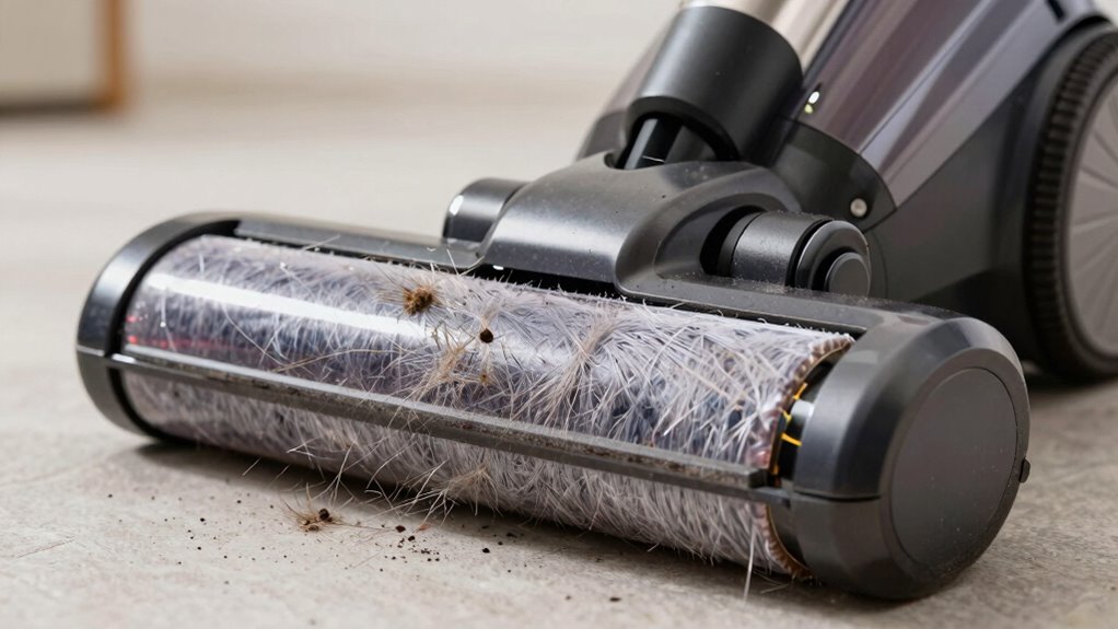 clean vacuum roller regularly