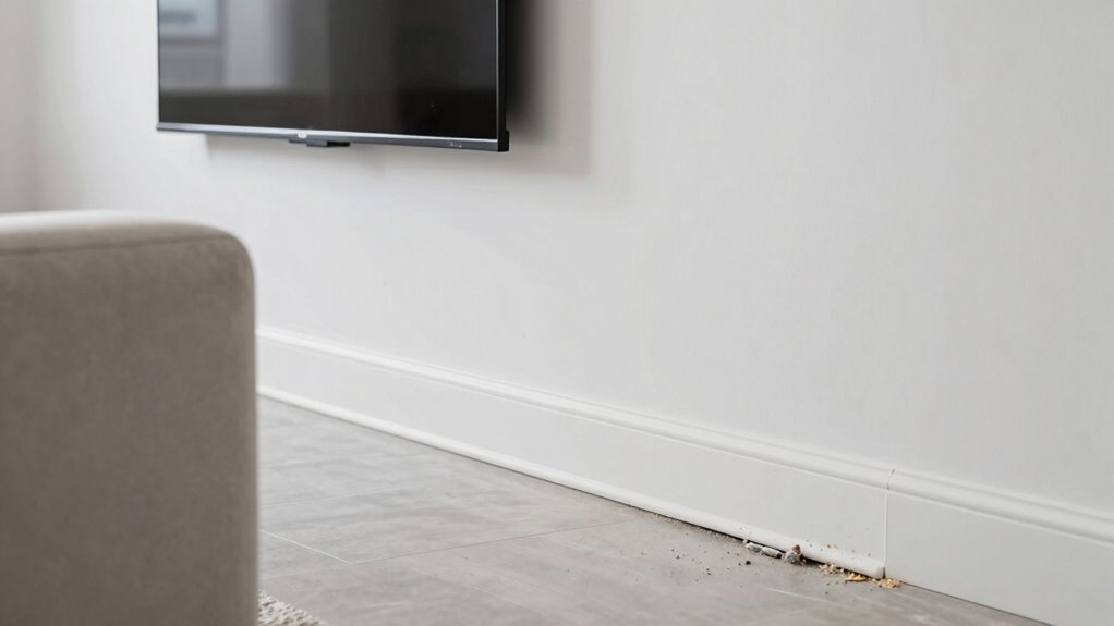 cleaning behind fixtures regularly