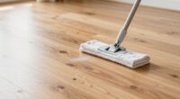 cleaning newly renovated floors
