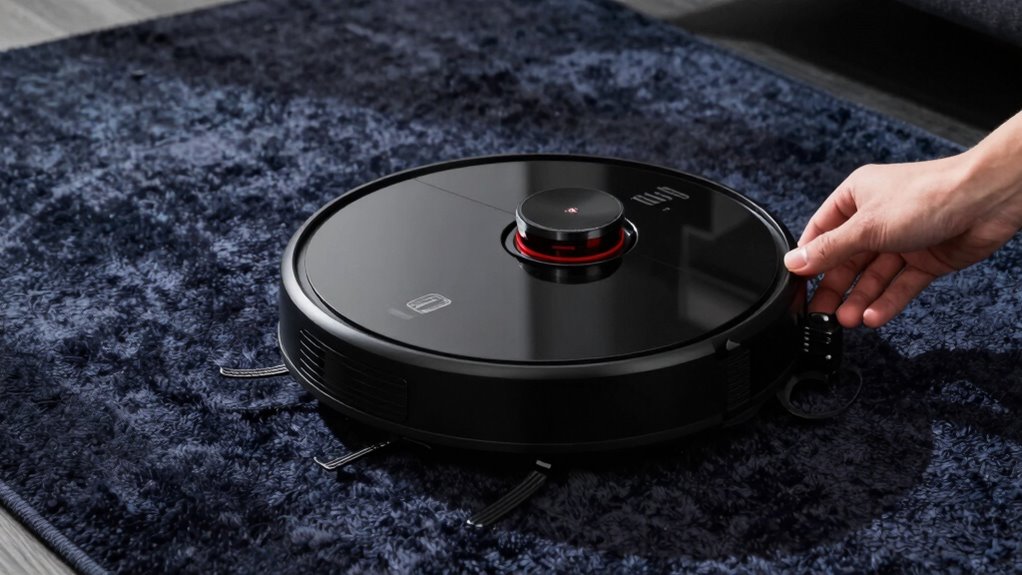 dark rug sensor adjustments