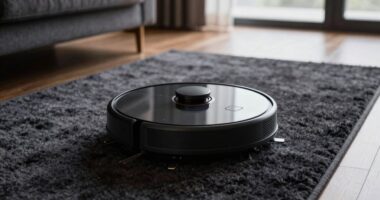 dark rugs trigger cliff sensors