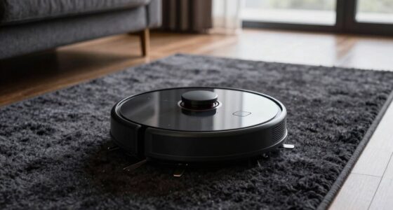 dark rugs trigger cliff sensors