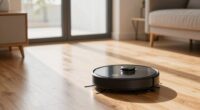 daytime robot vacuum cleaning