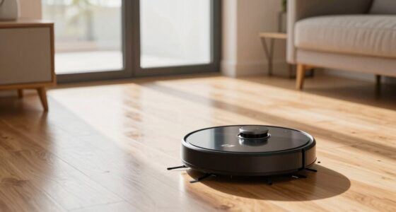 daytime robot vacuum cleaning