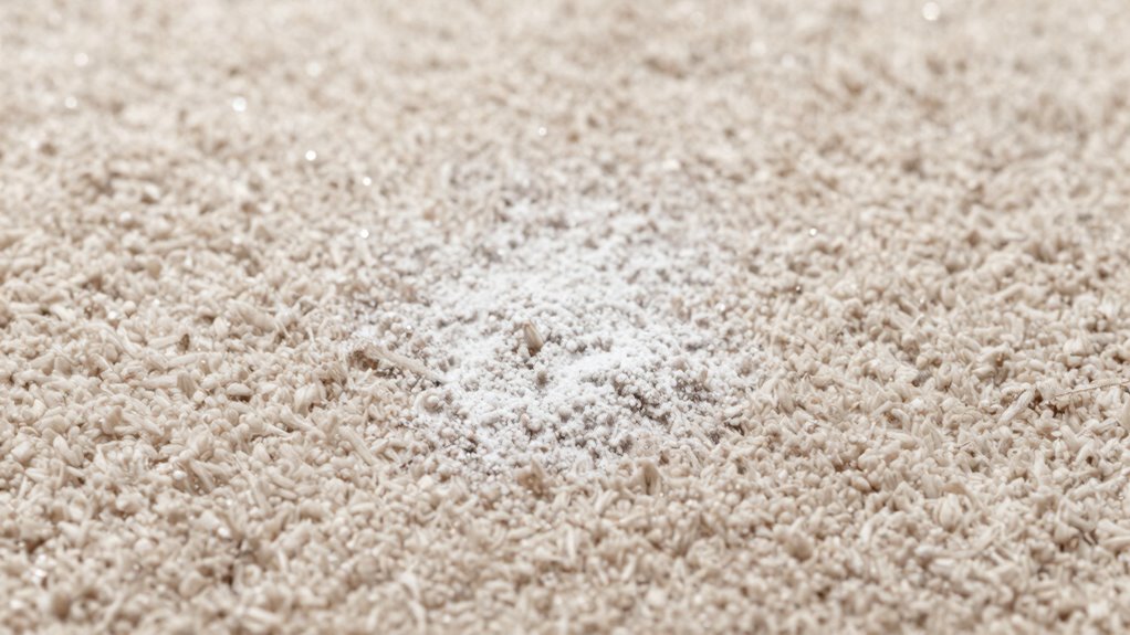 detecting carpet powder residues
