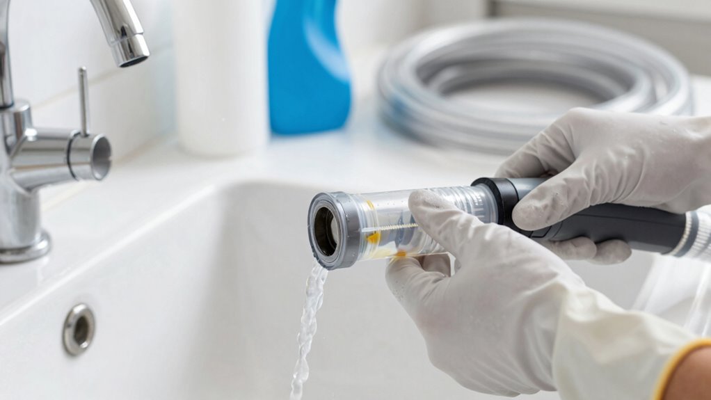 disconnect rinse prevent mold