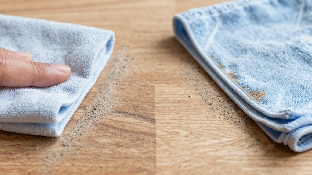 dry versus damp cleaning