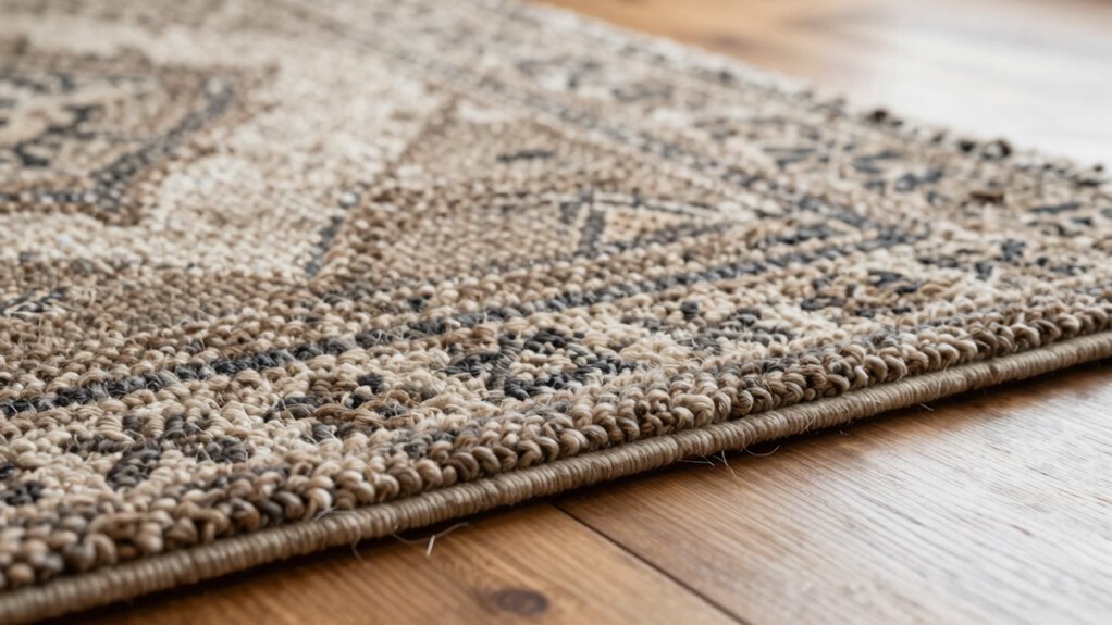 durable low shedding rug materials