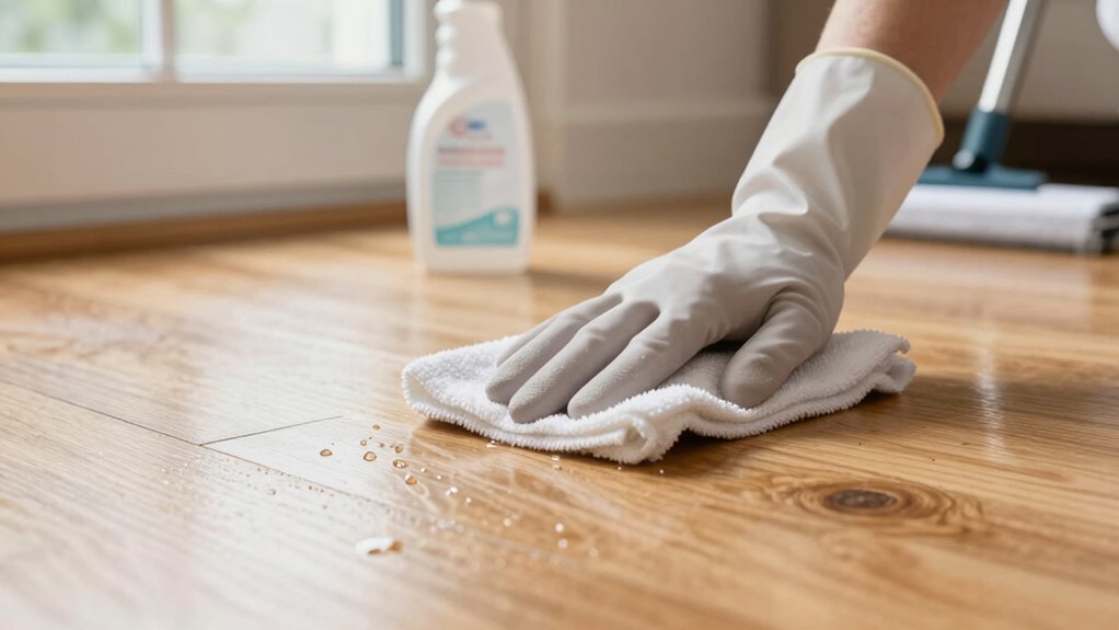 effective low rinse floor cleaning