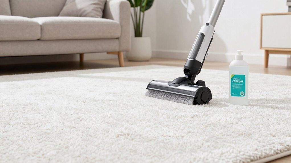 effective white carpet cleaning