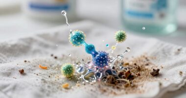 enzymes break down stains