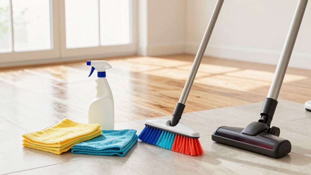 essential floor cleaning supplies