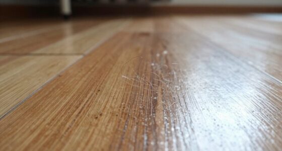 floor static attracts pet hair