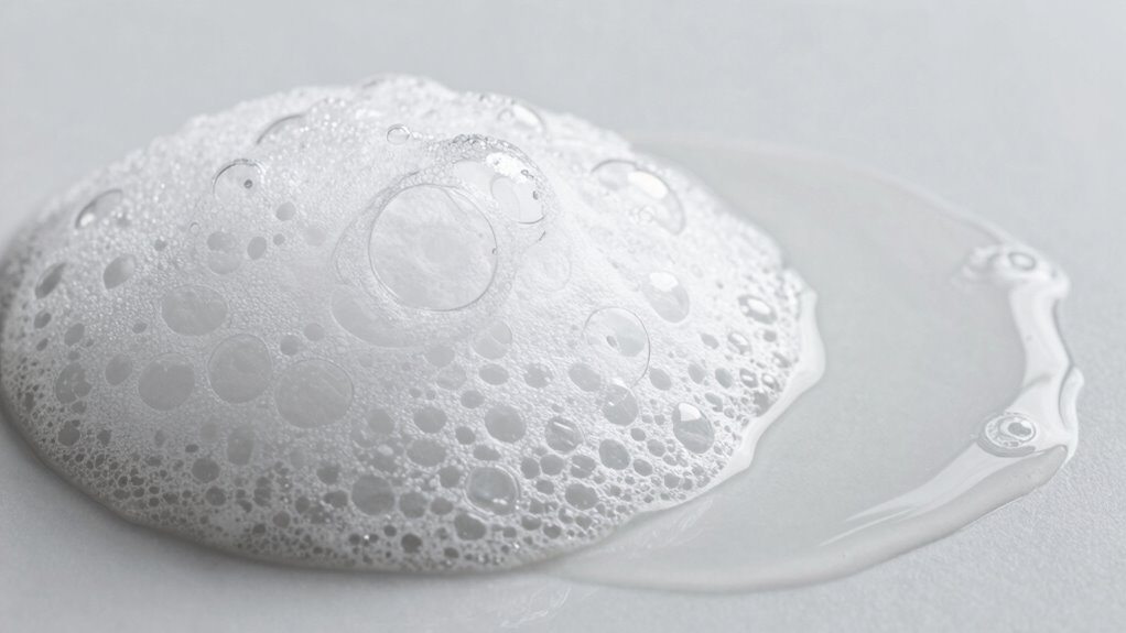 foam dries faster than liquid