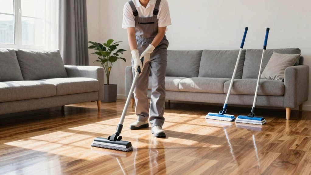 follow cleaning sequence efficiently