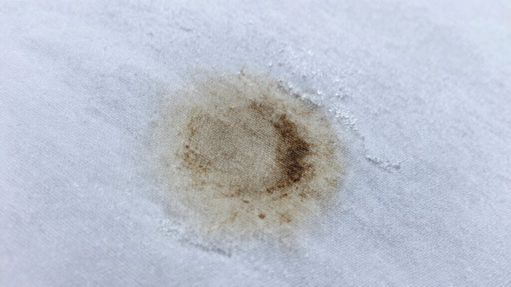 freezing delays stain setting