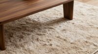 furniture flattening carpet areas