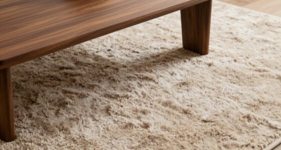 furniture flattening carpet areas