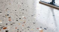 gentle cleaning preserves terrazzo shine