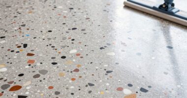gentle cleaning preserves terrazzo shine