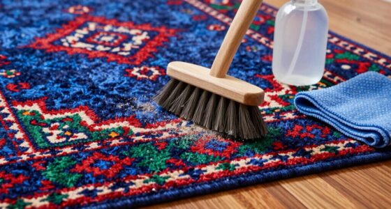 gentle cleaning prevents fiber damage