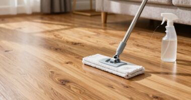 gentle hardwood cleaning method