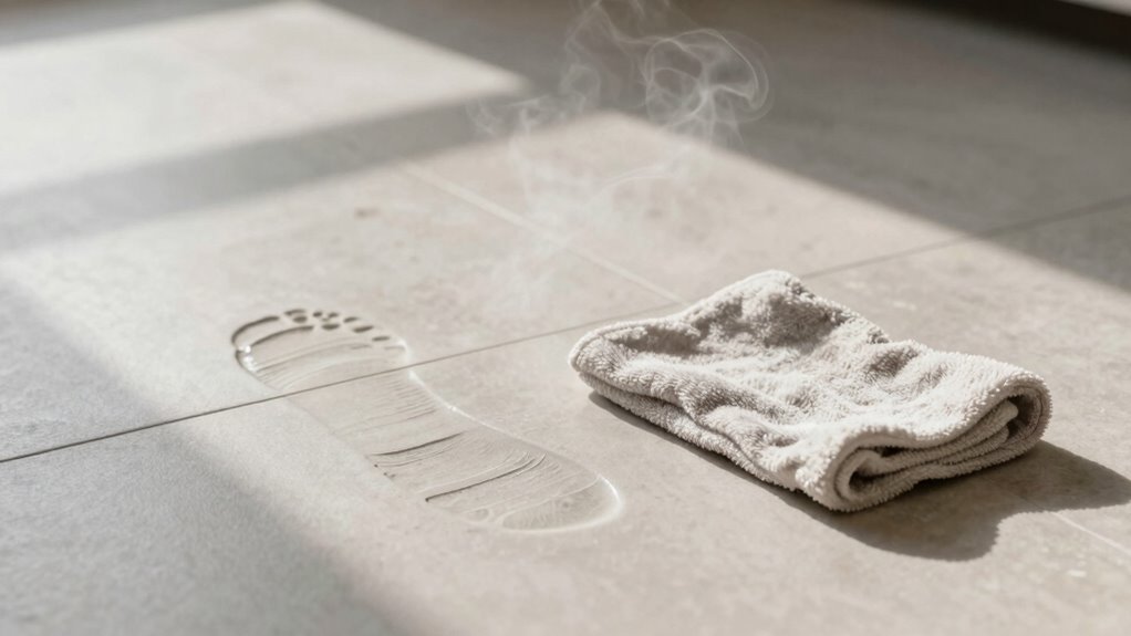 gentle matte tile cleaning