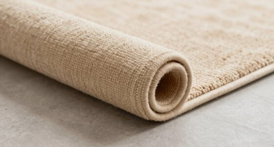 gentle rug curling fix