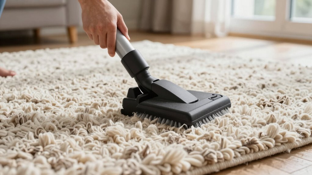 gentle wool rug care