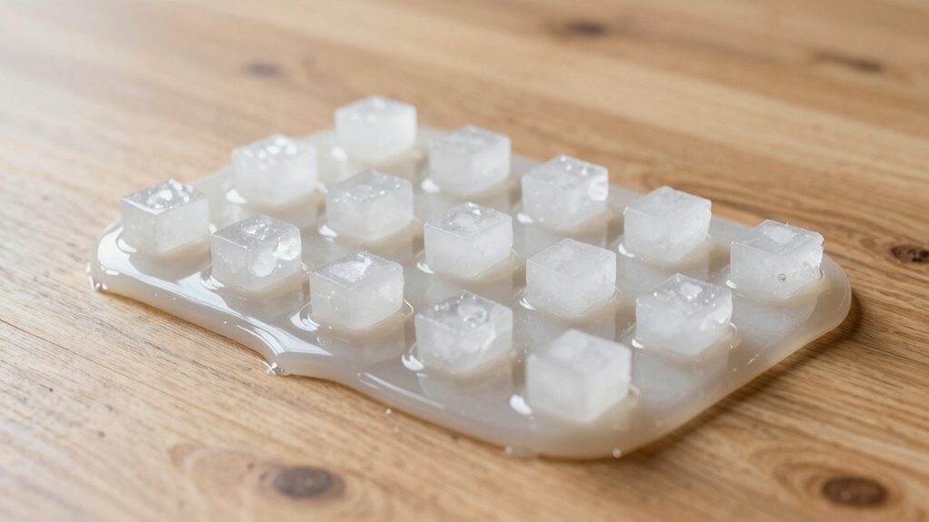 gently scrape and soften wax